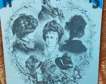 Vintage Doll Hats and Bonnets Pattern and Reference Book, French Dolls +