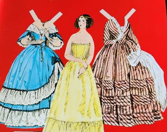 Vintage Godey Lady Doll Paper Dolls