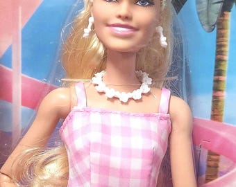 Barbie The Movie, Pink Check Dress NRFB