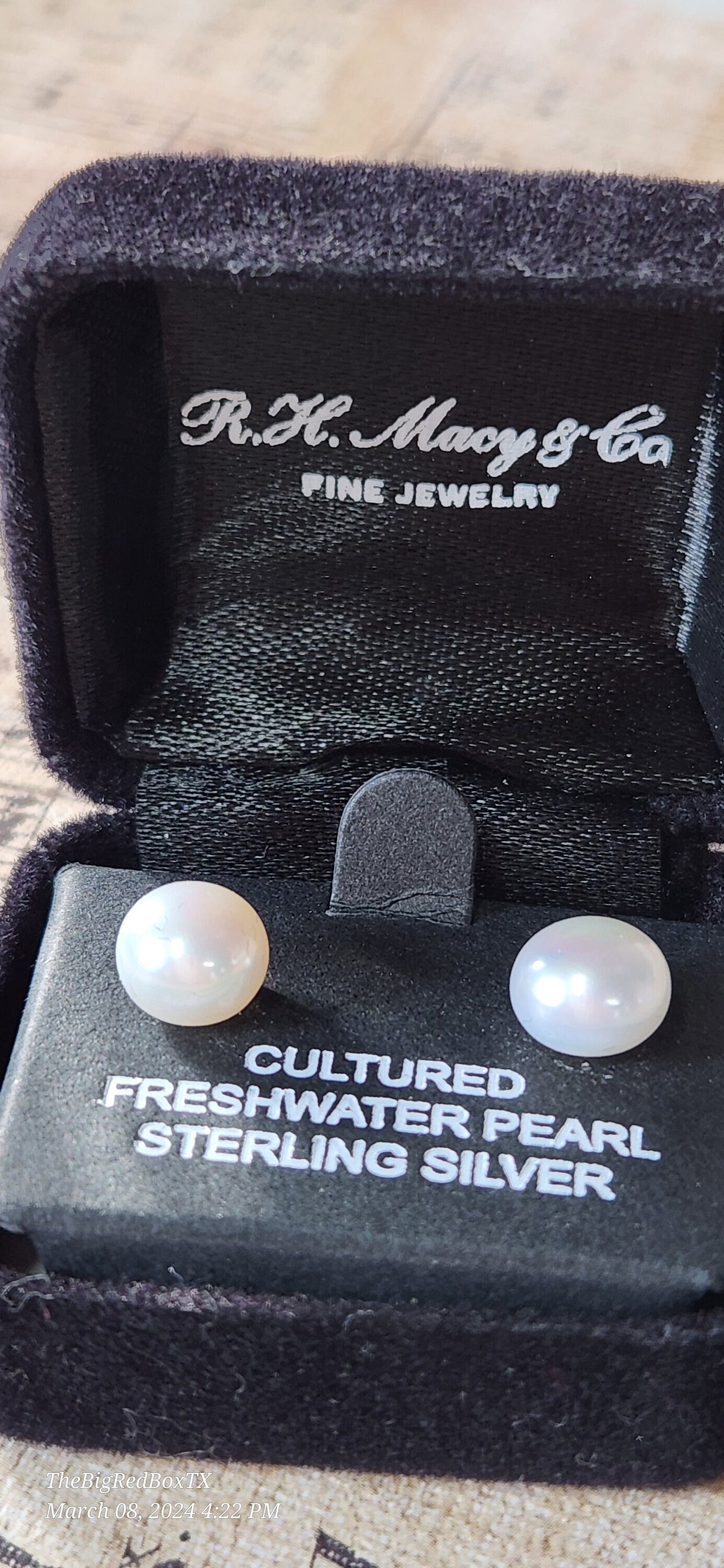 Macy's jewelry pearl earrings new arrivals