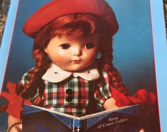 Vintage Doll News Collector Magazine, 1990, Anne Shirley Dolls,  Doll Pins, Paper Doll Centerfold