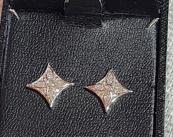 Genuine Diamond Earrings Macy's Modernist Minimalist