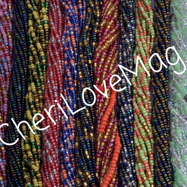 Wholesale/Bulk African Waist Beads/Tummy Chain/Belly Chain/Fashion Waist Beads/Weight watchers/Waist tracker- Plus FREE SHIPPING