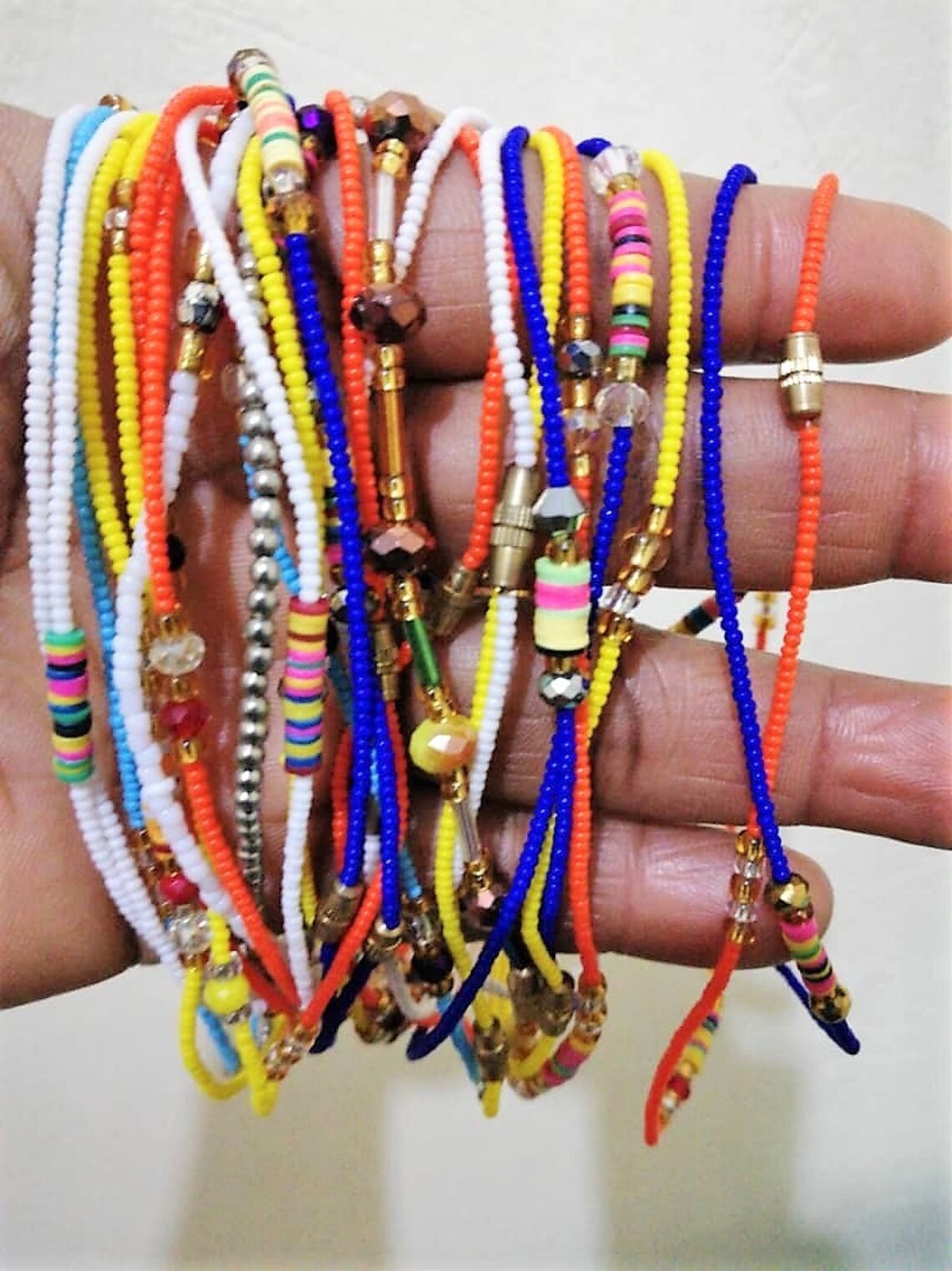 Wholesale/luxury Crystal Anklets/authentic African Beads/bulk/fashion ...