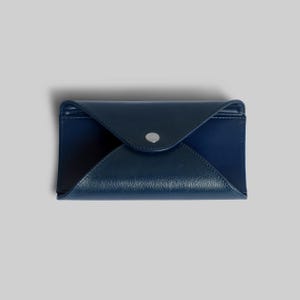 Serviettenring Halter, Echtleder Ringe, Löffel Messer Gabel Serviettenring, 2er Set, Blau, Tablescape, Esszubehör, 2er Pack