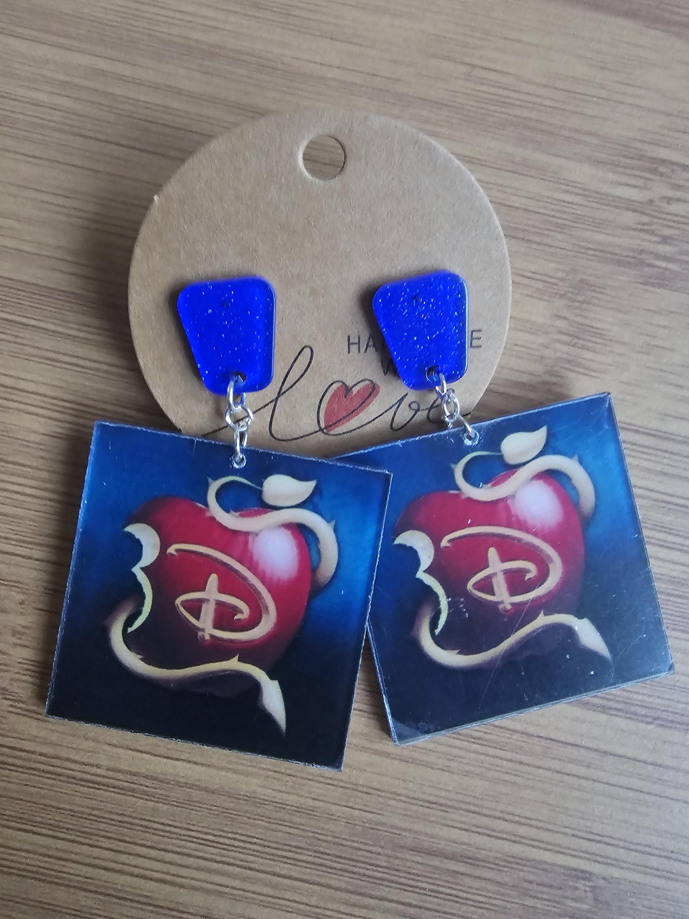 Descendants Earrings Etsy UK
