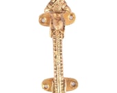 Handmade Brass Bull Design Golden Figurine Door Drawer Handles Vintage Design Dresser Cabinet Pulls Handcrafted