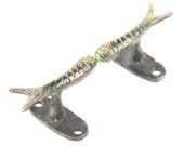 Handmade Brass Decorative Fish Vintage Antique Door Drawer Handles Dresser Cabinet Wardrobe Decorative Pulls Handcrafted