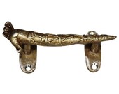 Handmade Artistic Brass Antique Tribal Peacock Drawer Dresser Furniture Decorative Handles Vintage Cabinet Door Pulls Handcrafted