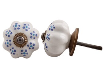 Handicraft Old PinkClear Big Daisy Glass Top Vintage Drawer Door Knobs Designer Dresser Cabinet Pulls Handmade Decorative Wardrobe Handles