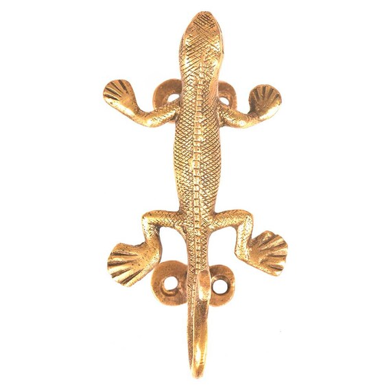 Handmade Golden Lizard Door Furniture Drawer Pulls Artistic Etsy