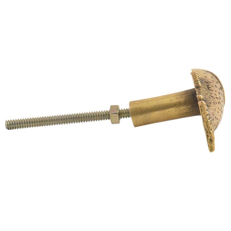 Handicraft Golden Leaf Shape Designer Brass Door Drawer Dresser Knobs Cabinet Pulls Vintage Wardrobe Decorative Handles Handmade