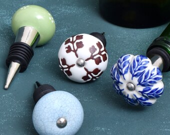 Customize Handmade Air Tight Wine Bottle Stopper/ Wine Stopper Wedding Gift Celebrations Christmas Gift