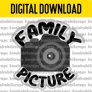 Titolo dell&#39;album di foto di famiglia SVG