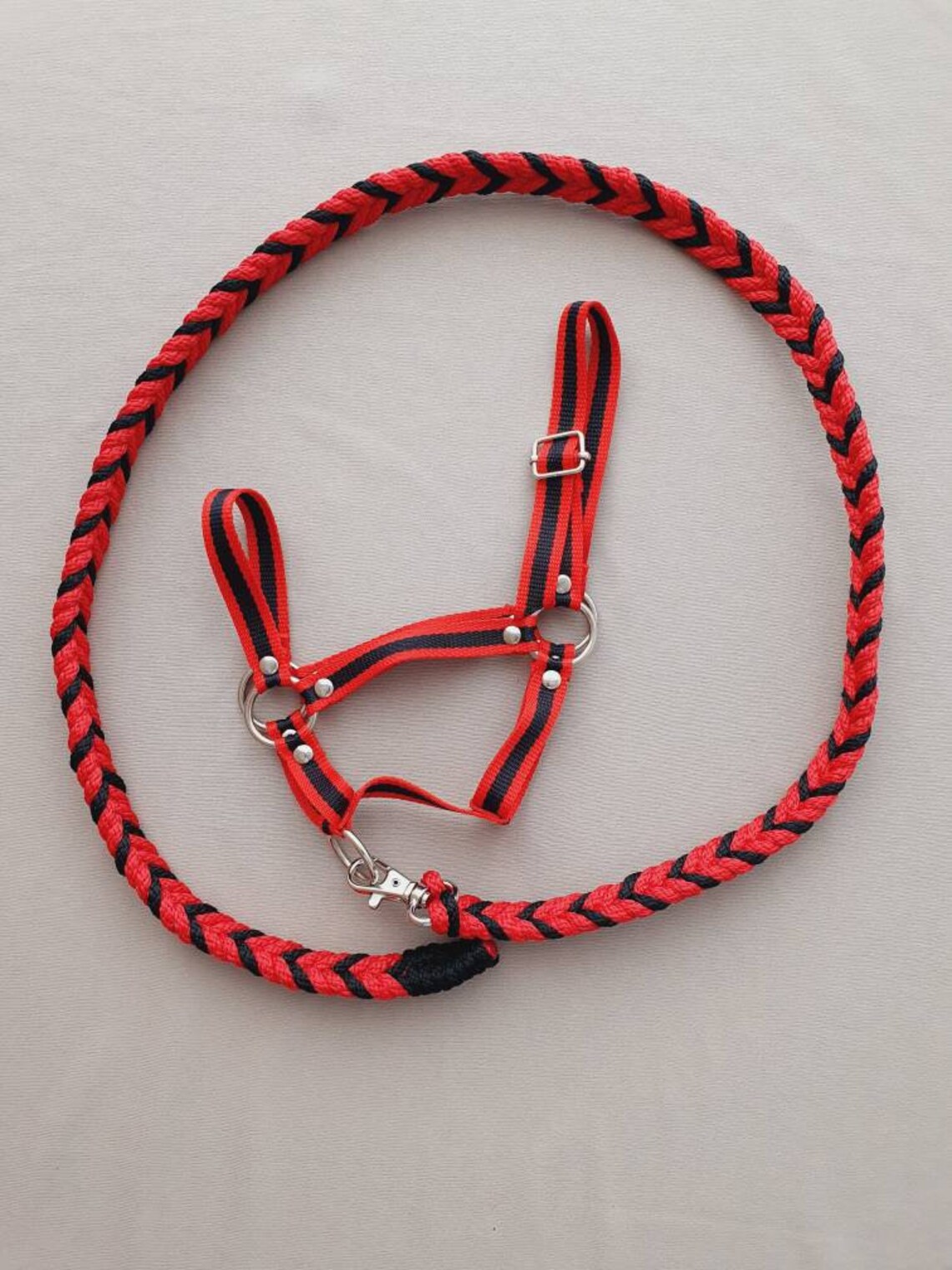 Hobby Horse HALTER With a Lead Rope by Customers MEASUREMENTS Etsy