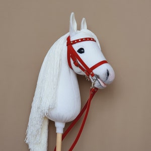 Hobby Horse On A Stick  Serie Professionale Competizione Pancetta E Redini Inclusi Peluche Bastone Rimovibile Per Viaggio Caratteristiche Realistiche Di Alta Qualita Fatto A Mano 552225