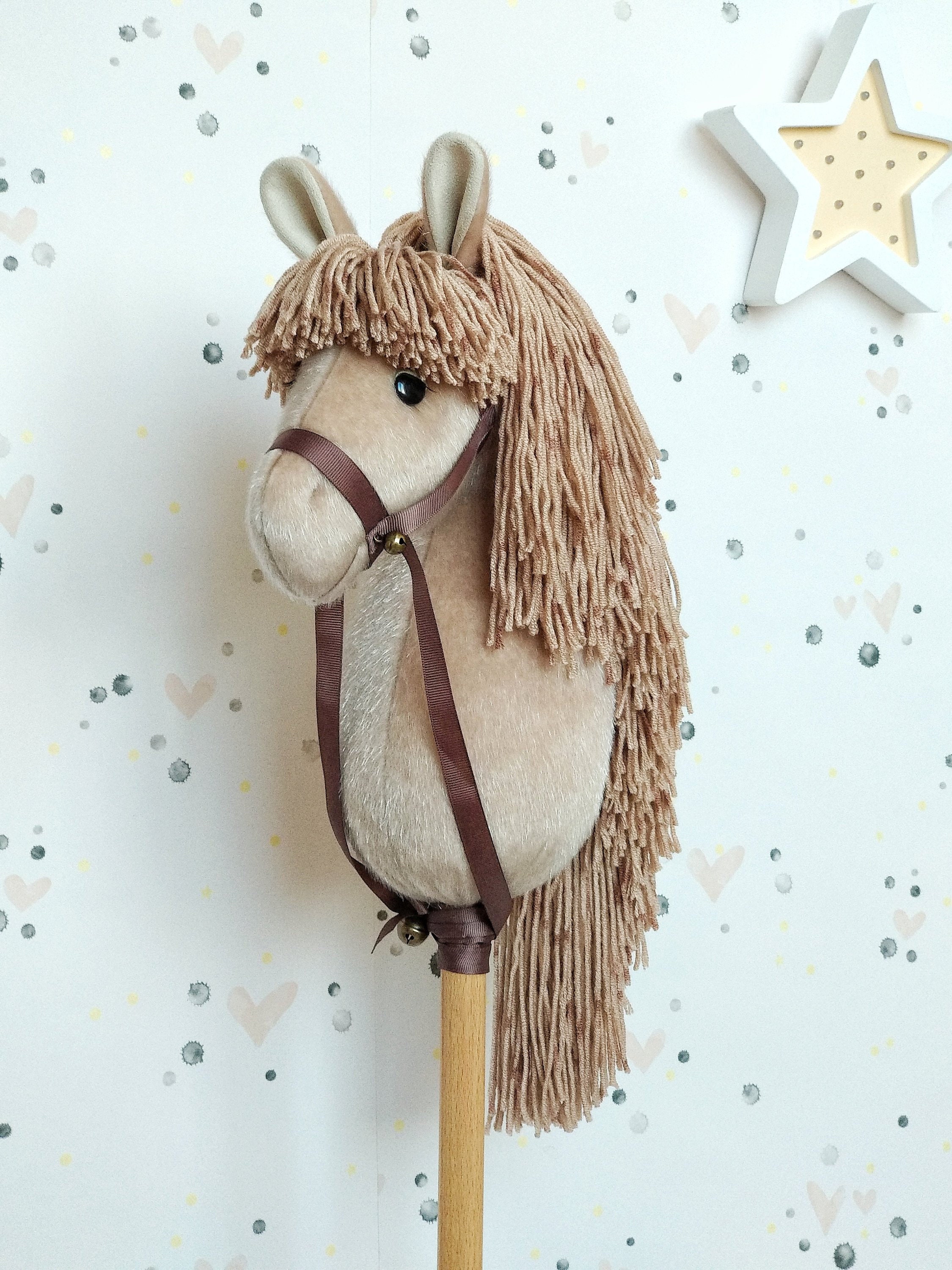 horse riding toy stick