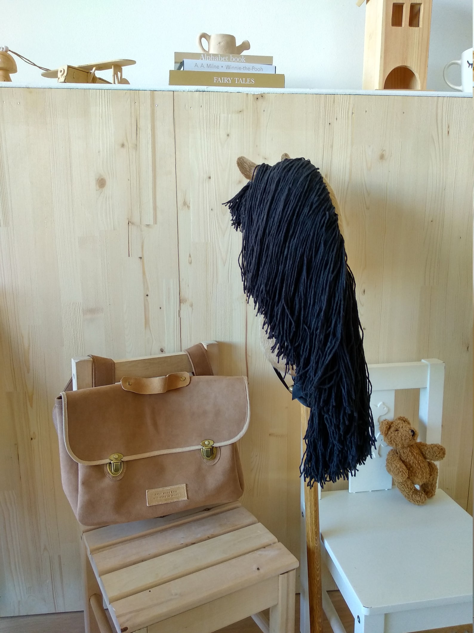 Hobby Horse Head on Stick for Children Ride on With Bridle and Etsy