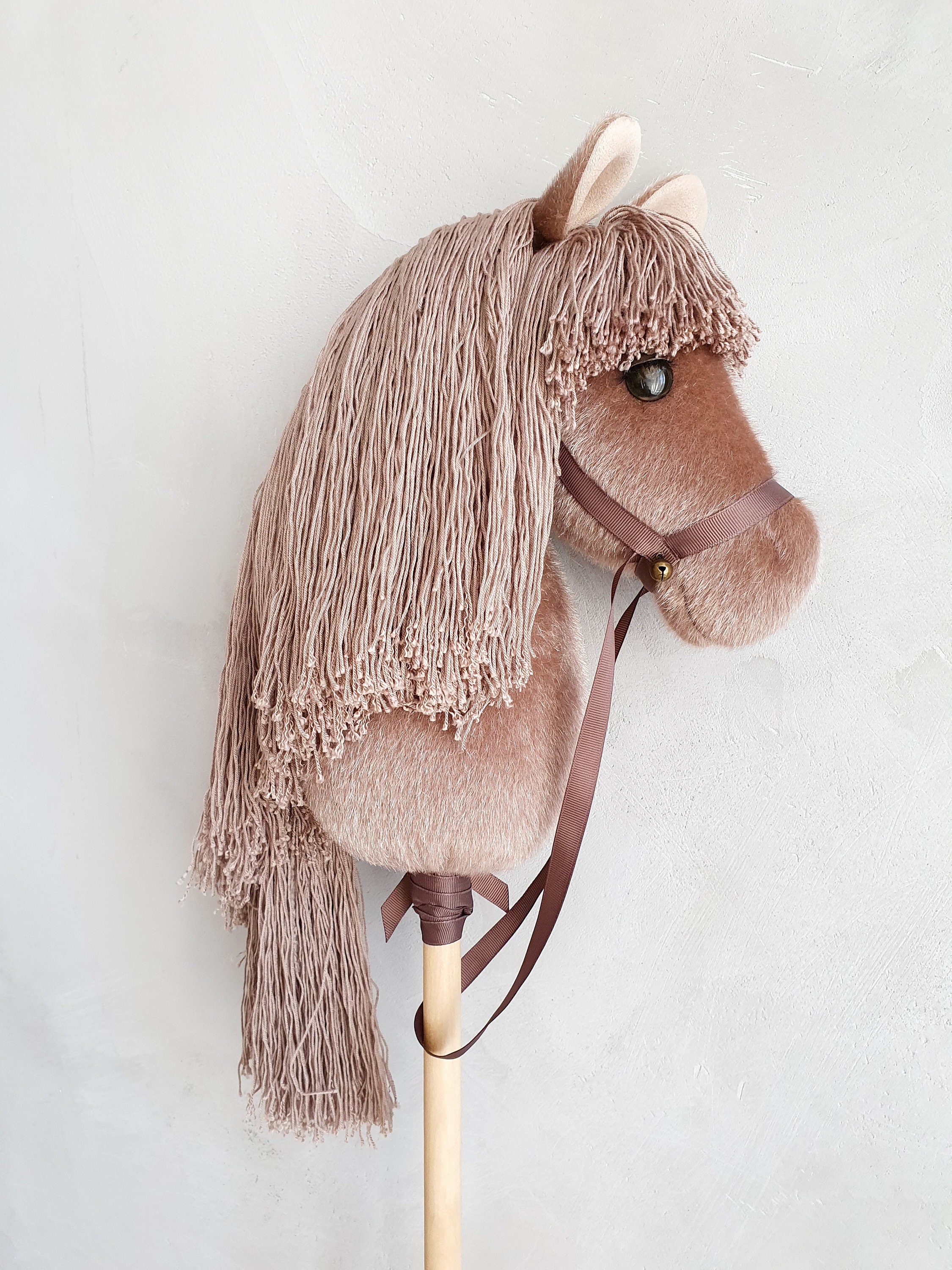 Hobby Horse Head on a Stick for Children Ride on Outdoor/indoor Playing