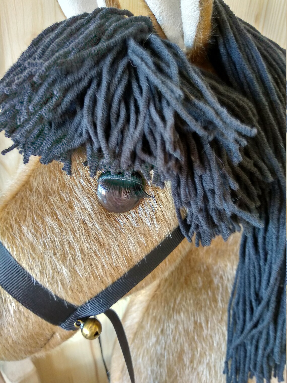 Hobby Horse Head on Stick for Children Ride on With Bridle and Etsy