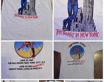 アイアン・メイデン オリジナル公式ヴィンテージTシャツ「ビースト