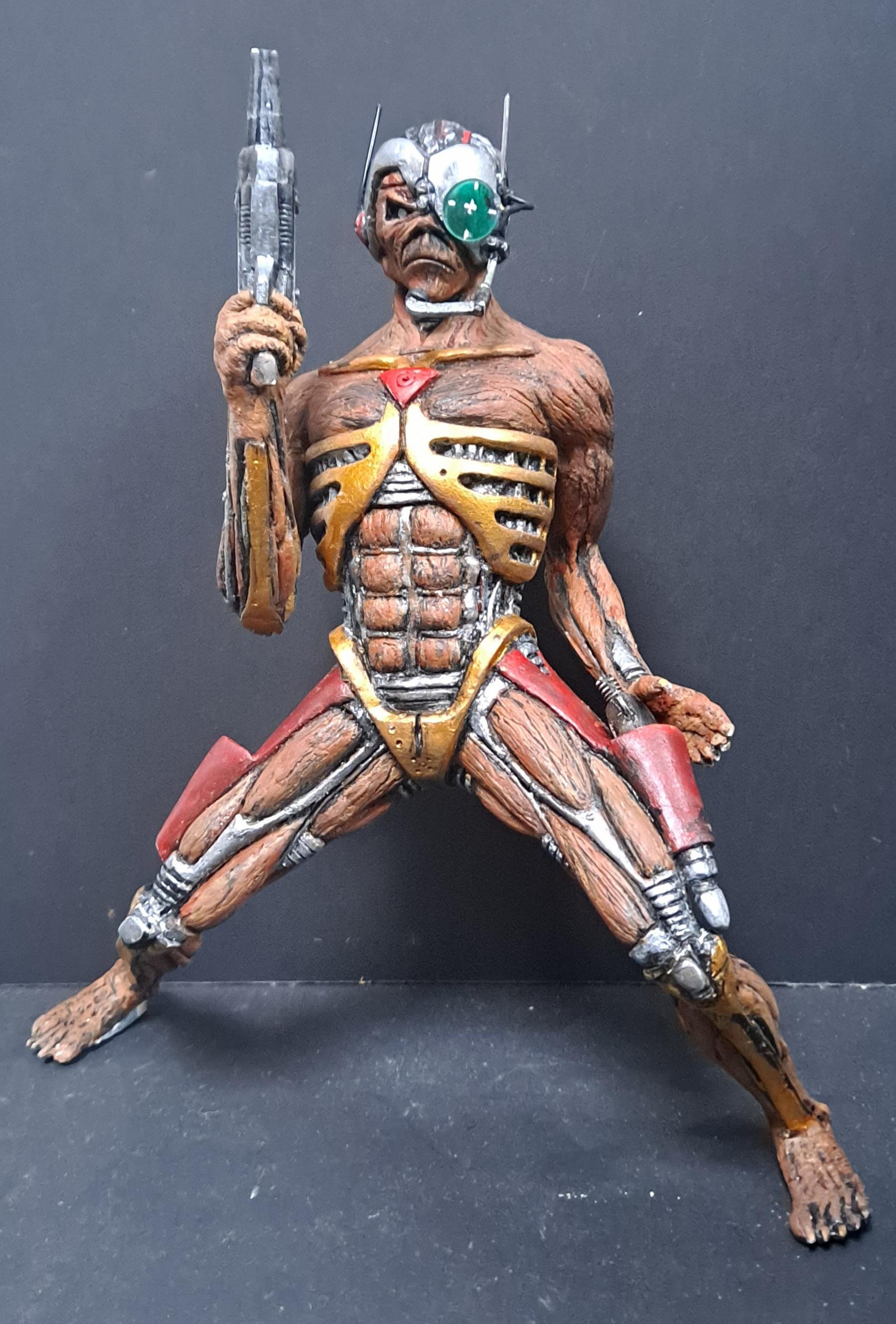 Iron Maiden Eddie Inspired Somewhere in Time Figure, Statue
