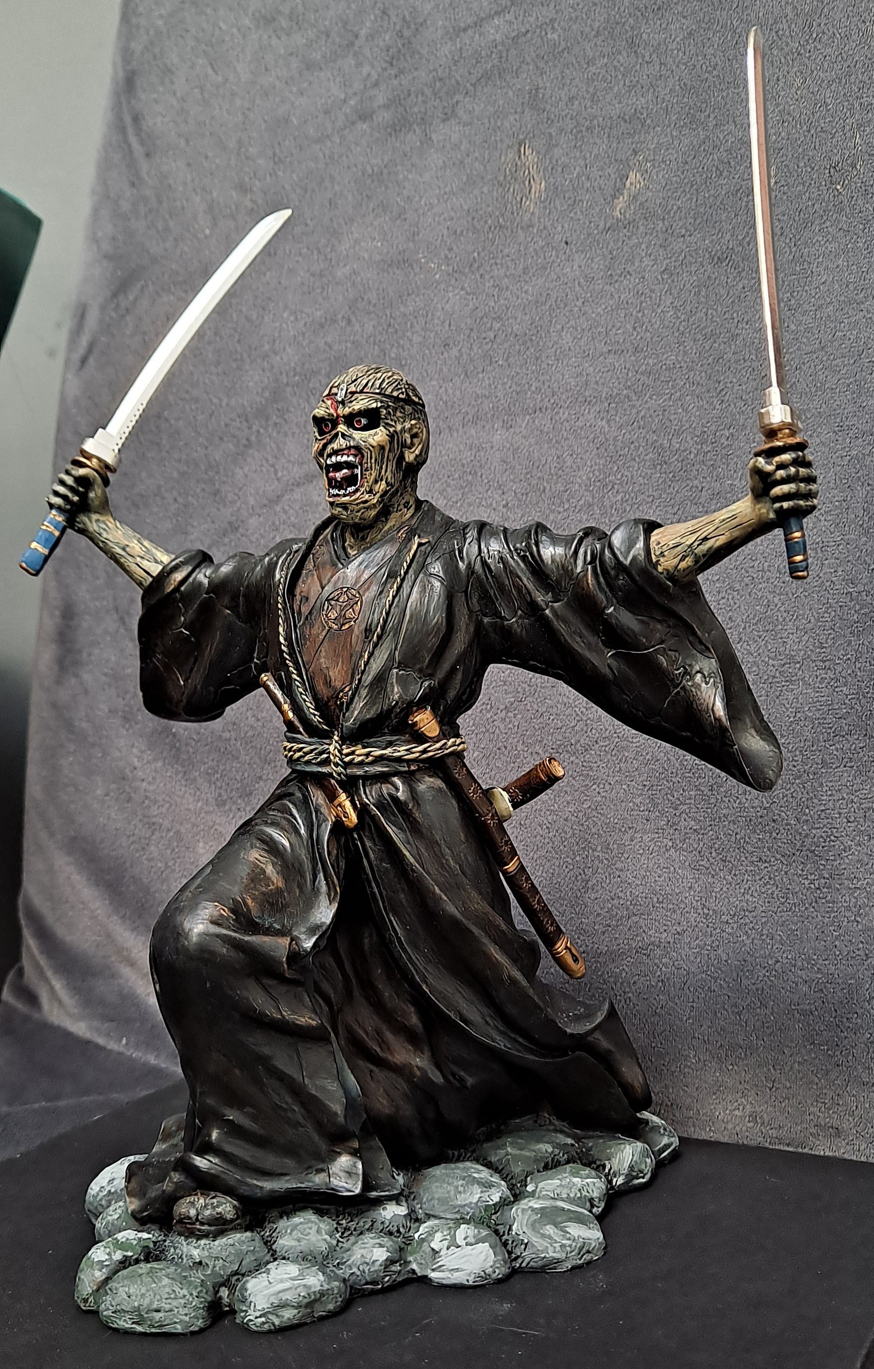 Iron Maiden Custom Eddie Samurai Sword Warrior Resin Figure
