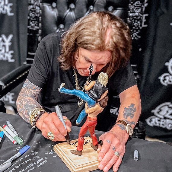 Ozzy Osbourne Randy Rhoads Tribute Figure Handpainted Resin