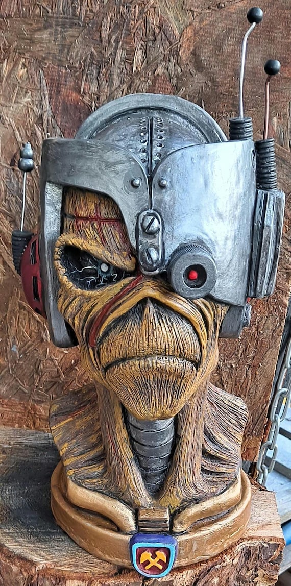 Iron Maiden Eddie Inspired Somewhere in Time Figure, Statue