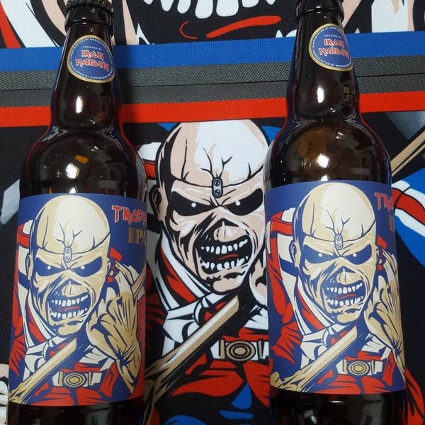 Iron Maiden Trooper Beer. IPA 2 Bottles of this Bruce Dickinson and Robinson's Collaboration for another Fine Ale in the Trooper Range. New