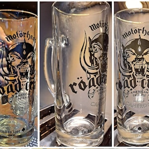 Motorhead Road Crew Beer Stein. Official Cameron's Brewery Merchandise. Tankard, Stein Type. Warpig Logo. 5 Lemmy Quote Beer Mats New