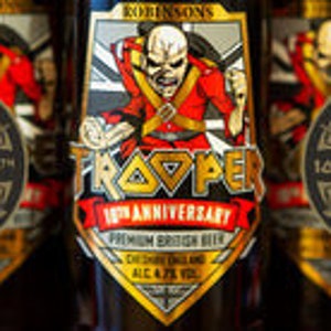 Iron Maiden Trooper Beer Tenth Anniversary 2023 Brand New Design Limited Edition Label Robinson's Brewery 2 UK bottles Sent Worldwide image 6