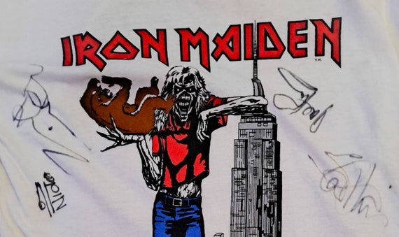IRON MAIDEN Original Official Vintage T-shirt Beast in New