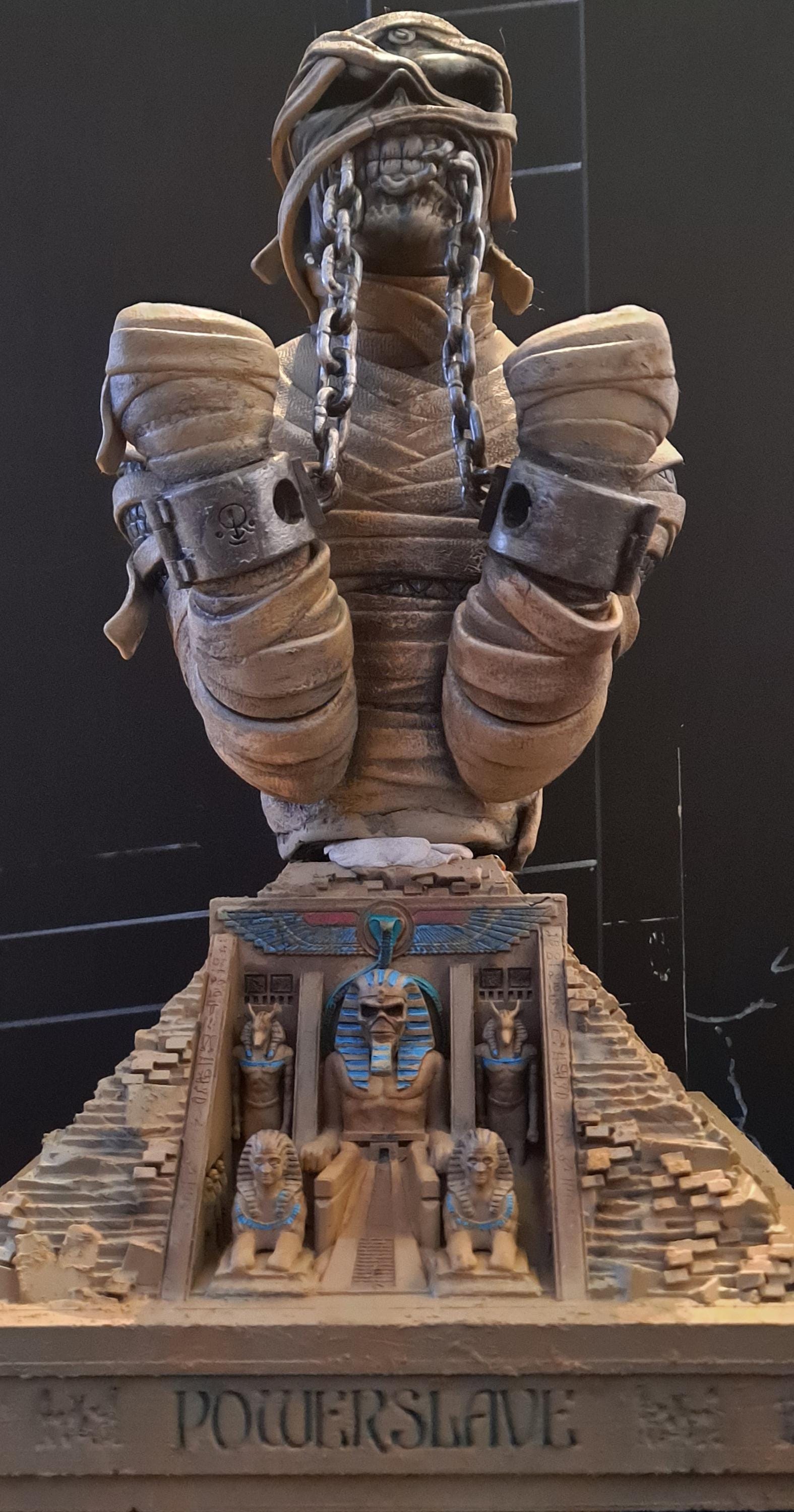 Iron Maiden Powerslave Pyramid Custom Eddie World Slavery Tour