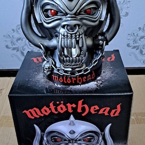 Motorhead Official Merchandise Warpig Snaggletooth Figurine, Bust. Stunning Detailed Figure. Stash Box. Display Box. Lemmy image 5