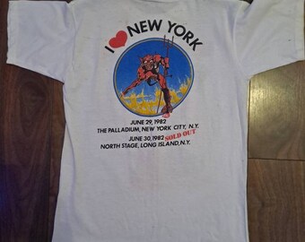 IRON MAIDEN Original Official Vintage T-shirt Beast in New York