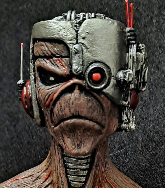 Iron Maiden Eddie Handmade Somewhere in Time. Figure, Bust