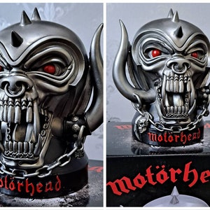 Motorhead Official Merchandise Warpig Snaggletooth Figurine, Bust. Stunning Detailed Figure. Stash Box. Display Box. Lemmy image 9