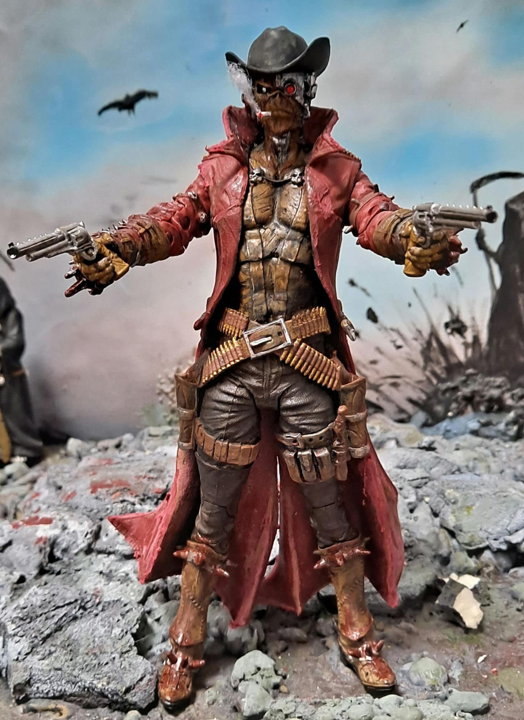 Iron Maiden Custom Eddie FIGURE Stranger Strange Land Inspired 7