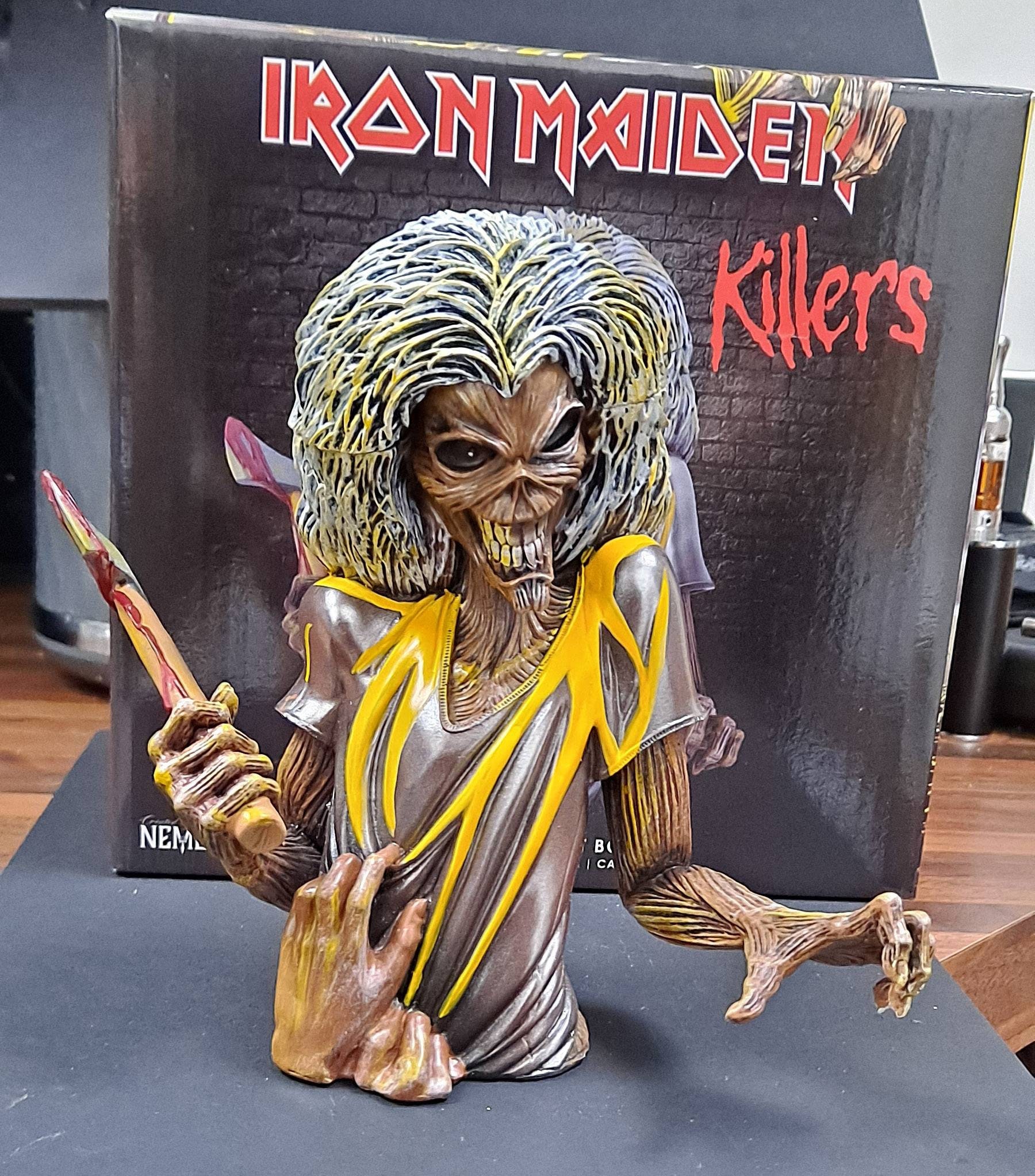 Iron Maiden Killers Official Handy Box. Eddie Figure Keys Stash