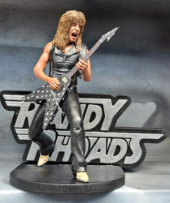 Randy Rhoads Tribute 8 Inch Figure Hand Painted Resin 1/10