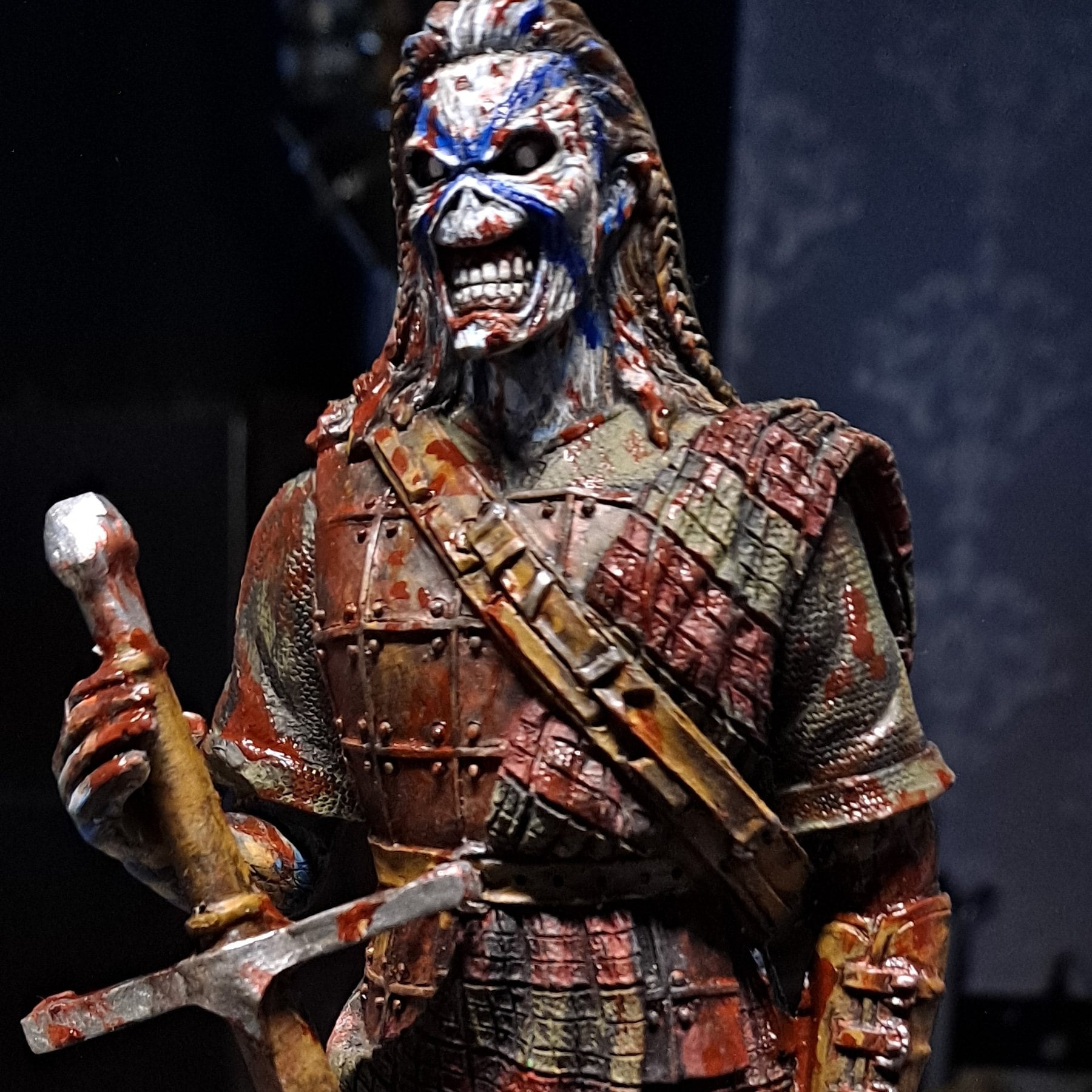 Iron Maiden Inspired Custom Eddie Resin Figure, the Clansman. 7