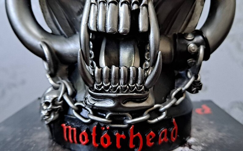 Motorhead Official Merchandise Warpig Snaggletooth Figurine, Bust. Stunning Detailed Figure. Stash Box. Display Box. Lemmy image 8