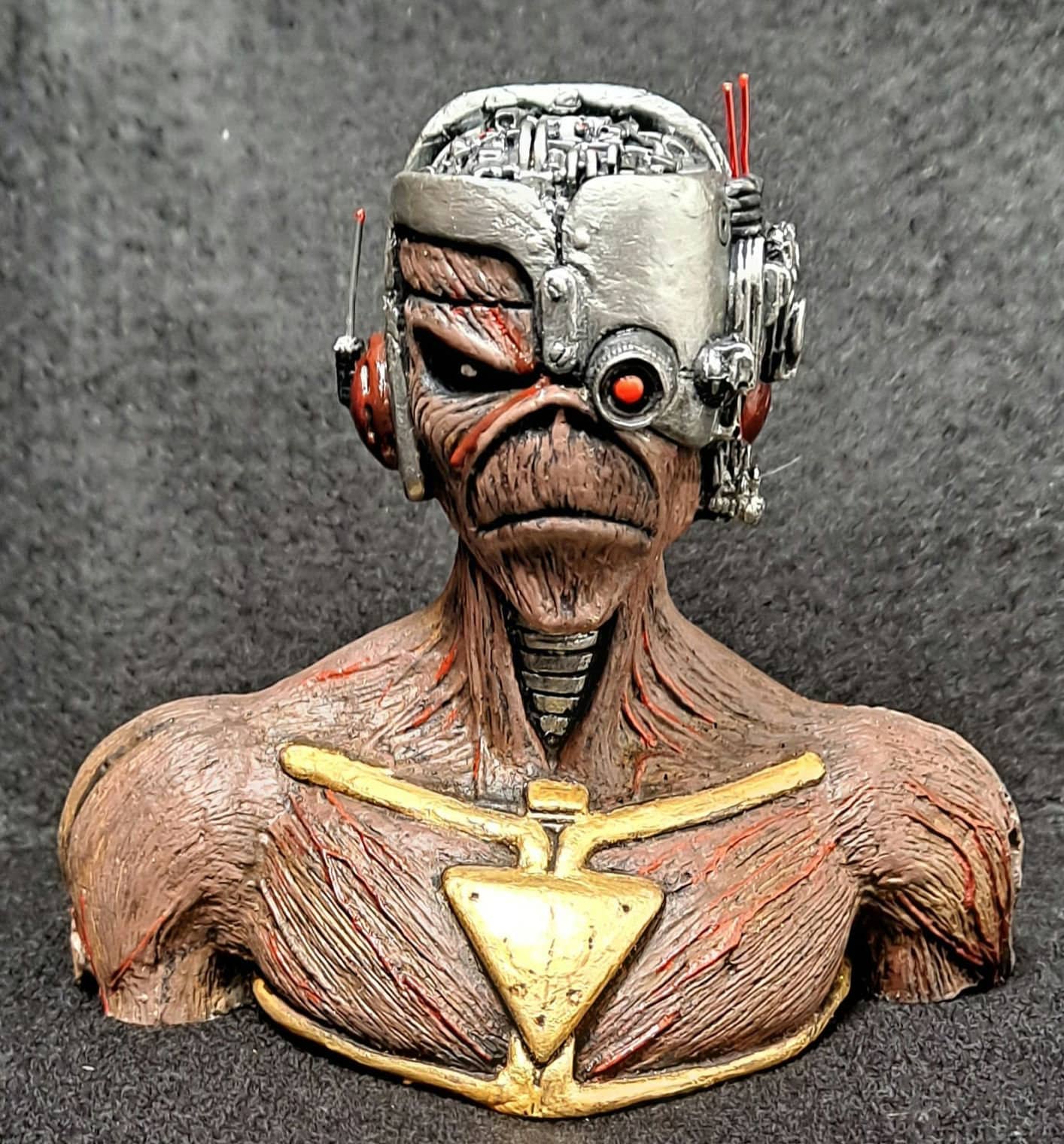 Iron Maiden Eddie Handmade Somewhere in Time. Figure, Bust
