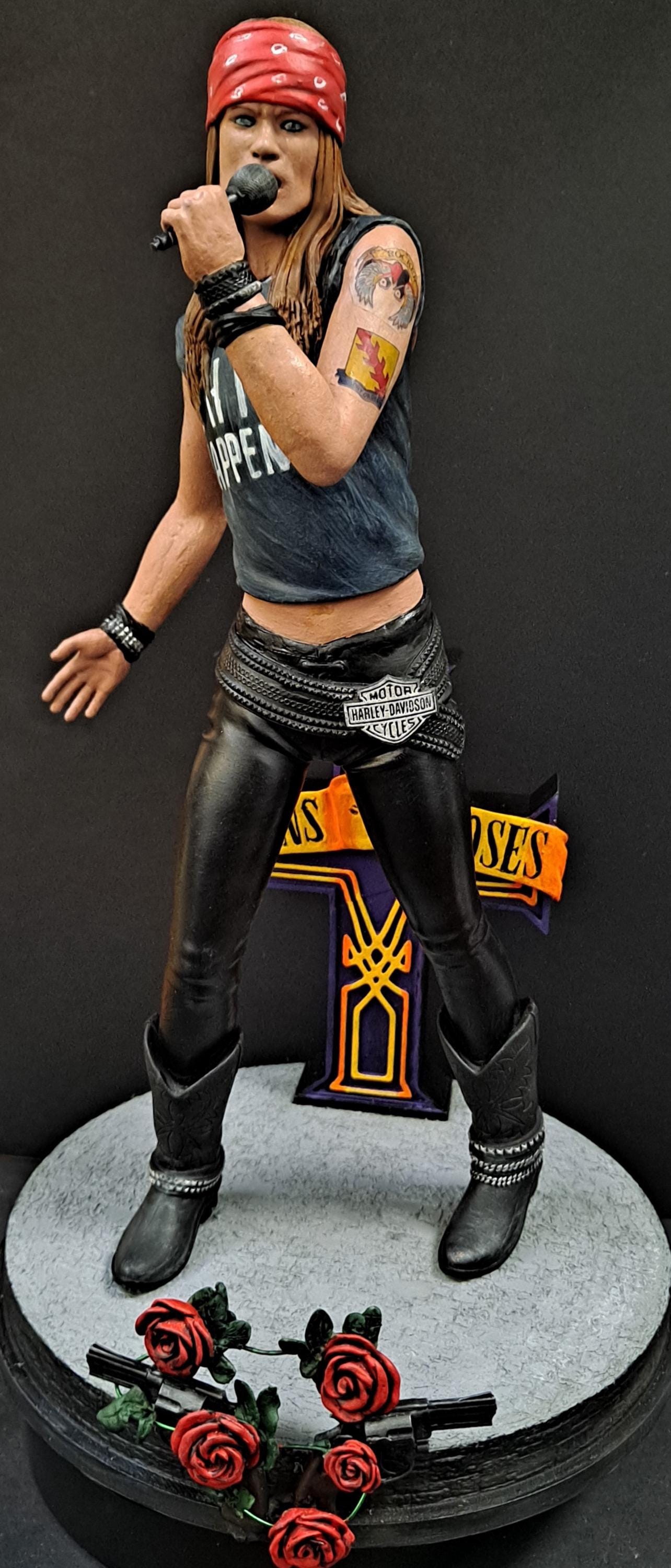 アクセル•ローズ直筆サイン入り2Lサイズ写真… Amazon.co.jp: アクセル