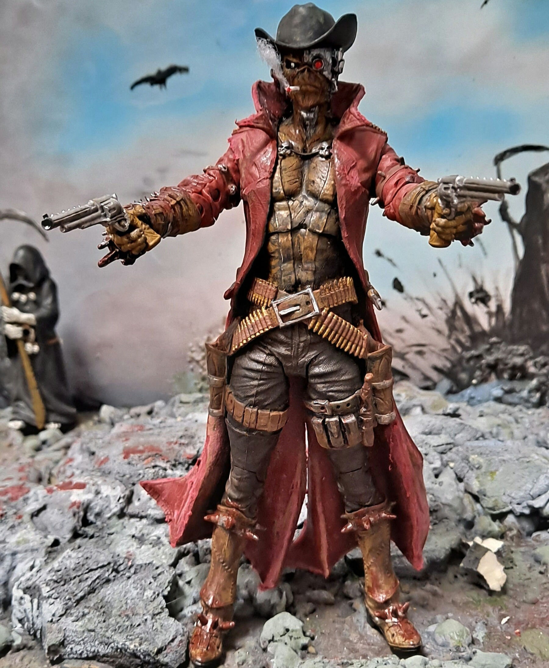 Iron Maiden Custom Eddie FIGURE Stranger Strange Land Inspired 7