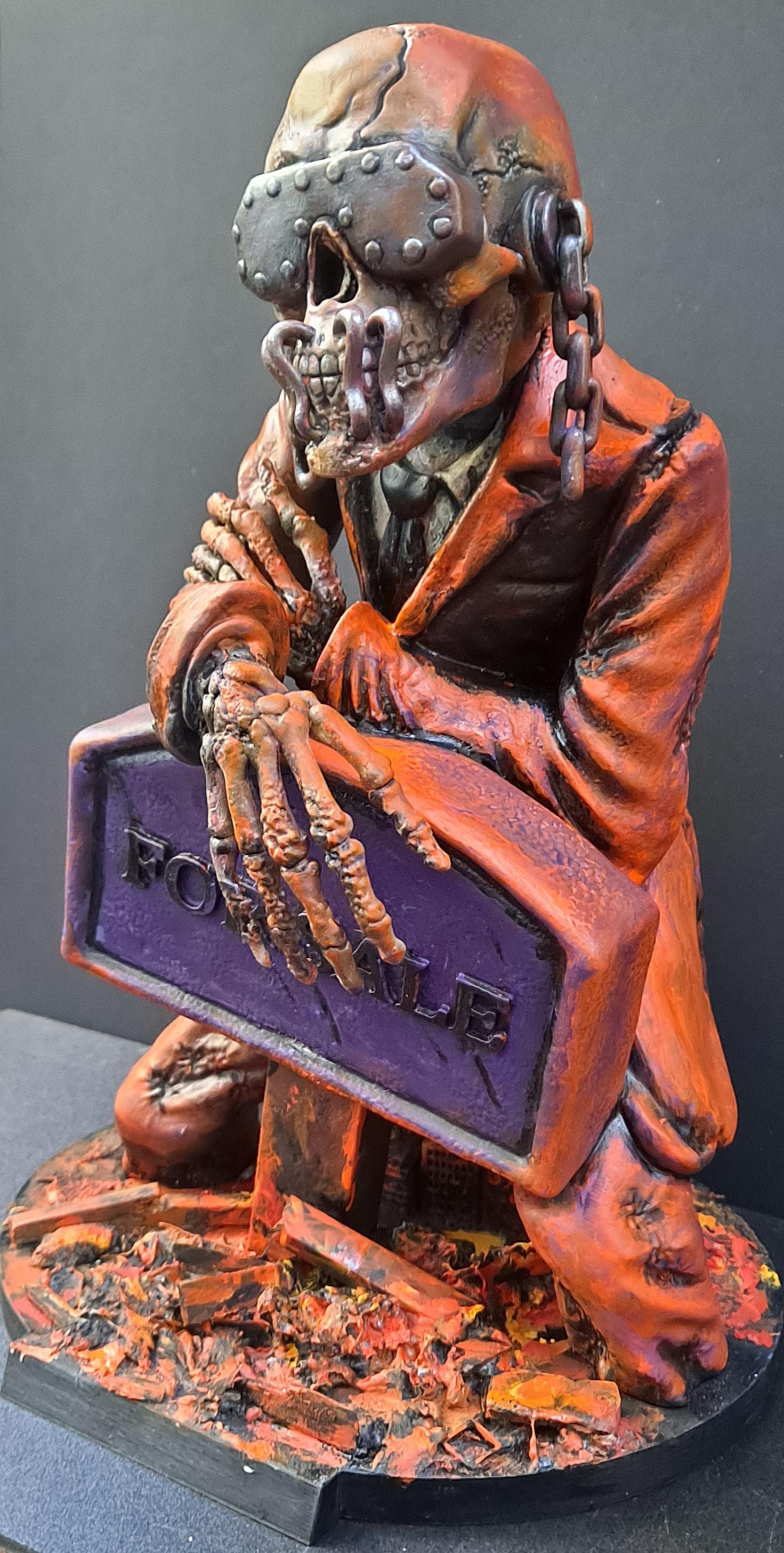 Megadeth Peace Sells Inspired Figure. 3D Printed Resin Figurine 