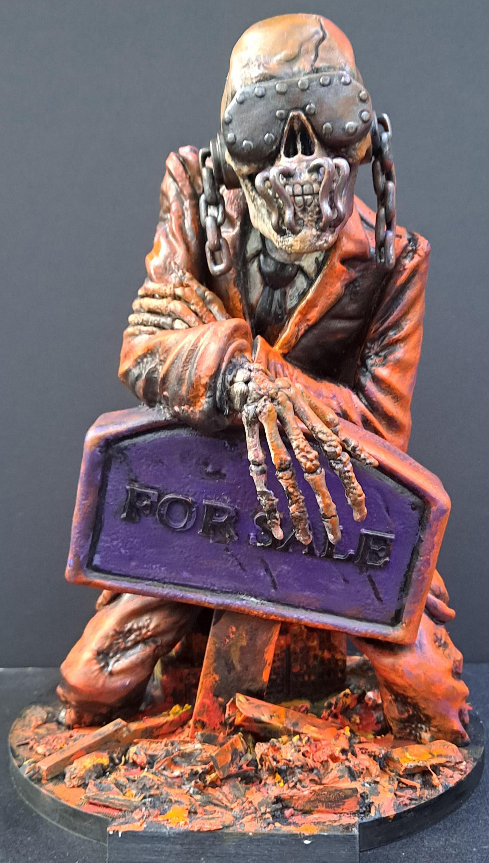 Megadeth Peace Sells Inspired Figure. 3D Printed Resin Figurine