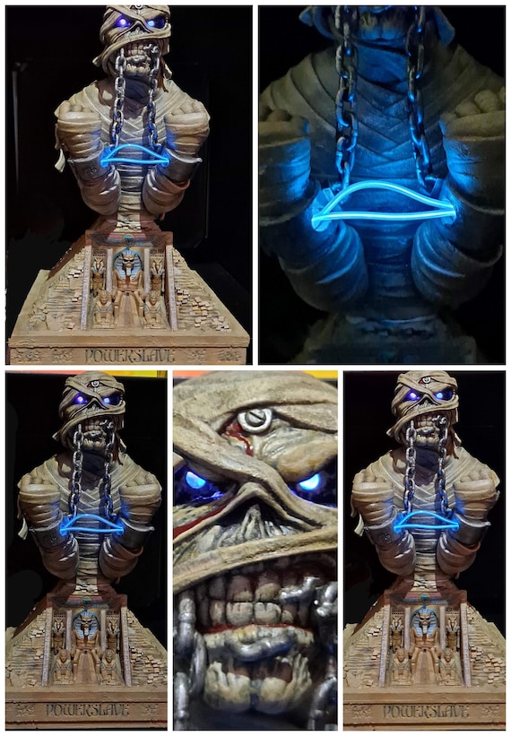 Iron Maiden Powerslave Pyramid Custom Eddie World Slavery Tour