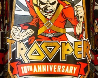 Iron Maiden Trooper Beer Tenth Anniversary 2023 Brand New Design Limited Edition Label Robinson's Brewery 2 UK bottles Sent Worldwide